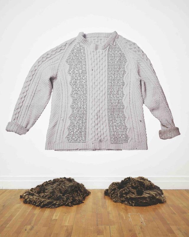 The Wool Merchant’s Calculator & The Curator’s Jumper, 2022.